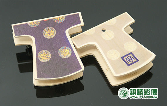 WO03001 清朝龍袍造型木夾直印